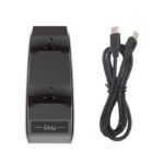 Black and White Charging Dock for PS5 Controller - Image 12