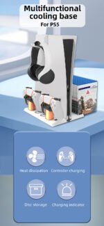 Multi-functional Cooling Stand for PS5 Console - Image 24