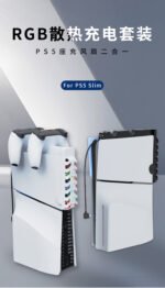 RGB Cooling & Charging Set for PS5 Slim Console - Image 5