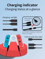 Removable 2 in 1 Charging Grip for Switch Joy-con - Image 4