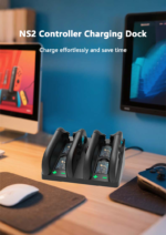 Horizontal 4 in 1 Charging Dock for Nintendo Switch 2 Joy-Con - Image 9