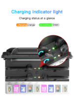 LED Charging Dock with Game Card Storage for Nintendo Switch 2 - Image 10
