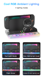 LED Charging Dock with Game Card Storage for Nintendo Switch 2 - Image 11