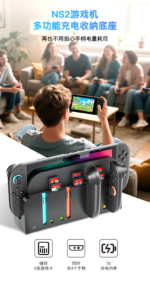 Multifunction Storage & Charging Station for Nintendo Switch 2 - Image 8