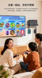 Wall-Mount 4 in 1 Charging Station for Nintendo Switch 2 Joy-Con - Image 13