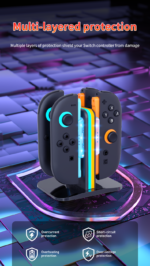 Magnetic 4 in 1 Charging Dock for Nintendo Switch 2 Joy-Con - Image 11