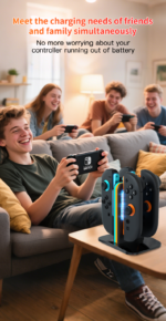 Magnetic 4 in 1 Charging Dock for Nintendo Switch 2 Joy-Con - Image 12