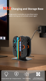Magnetic 4 in 1 Charging Dock for Nintendo Switch 2 Joy-Con - Image 8