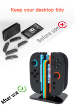 Magnetic 4 in 1 Charging Dock for Nintendo Switch 2 Joy-Con - Image 9