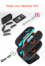 4-Slot Upright Charging Dock for Nintendo Switch 2 Joy-Con - Image 9