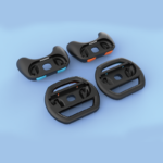 Racing Wheels & Hand Grips Combo Set for Nintendo Switch 2 Joy-Con - Image 4